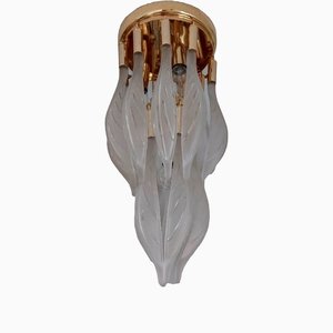 Lampada da soffitto vintage in metallo di Franco Luce