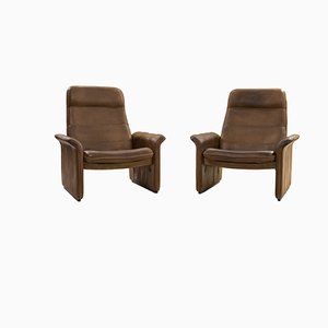 Vintage DS-50 Lounge Chairs in Leather from De Sede, Set of 2