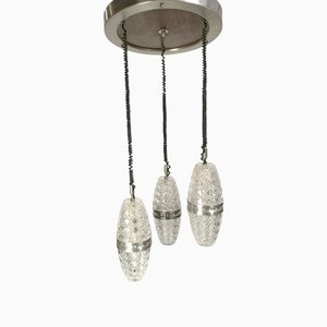 Mid-Century Modern Deckenlampe mit Kristallglas Leuchten