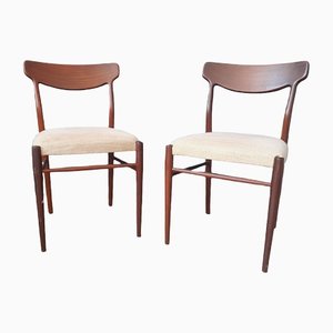 Scandinavian Model 603 Dining Chairs in Teak by Gustav Herksrtöter for Lübke, Set of 2