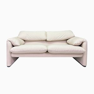 Vintage Two Seater Maralunga Sofa by Magistretti for Cassina