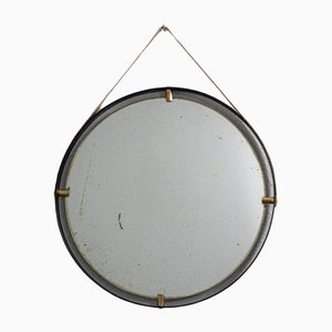 Leather Mirror, 1950s