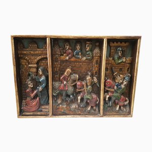 Altarpiece in Carved Wood