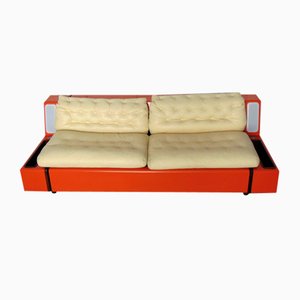 Vintage Sofa in Orange von BEKA, 1960er