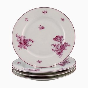 Hand-Painted Porcelain Plates from Rosenthal, Set of 4, 1930s