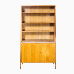 Large Mid-Century Glass Fronted Bookcase, 1970s
