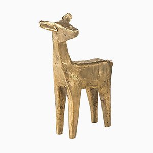 Deer Sculpture in Bronze from Pulpo