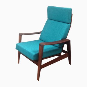 Fauteuil Mid-Century en Teck par Arne Wahl Iversen pour Komfort