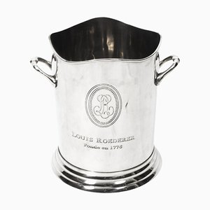 20th Century Silver Plated Champagne Cooler from Louis Roederer