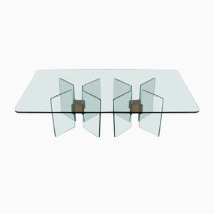 Table Basse Modèle T15 en Verre par Peter Ghyczy