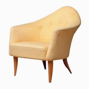 Little Adam Easy Chair in Yellow by Kerstin Hörlin-Holmquist for the Nordic Company
