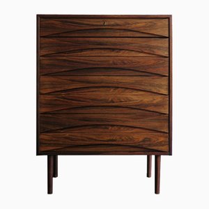 Scandinavian Wood Chest of Drawers by Arne Vodder, 1950s