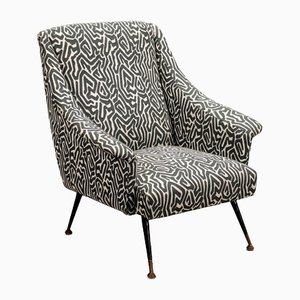 Fabric Armchair, Italy, 1960s