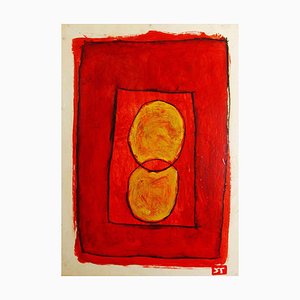 Salvatore Travascio, Intersection 5, Öl auf Papier, 2010er