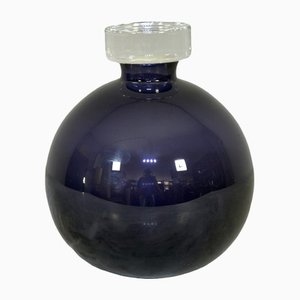 Sommerso Glass Bottle by Luciano Vistosi for Vistosi Vetreria, Italy, 1960s