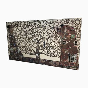 Panel Klimt Artopweb italiano multicolor grande sobre tablero de MDF