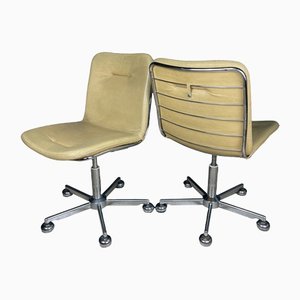 Vintage Italian Desk Chairs, Italy, 1970s, Set of 2