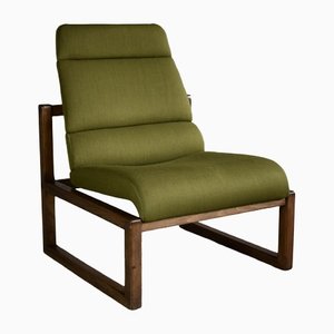 Olive Green Lounge Chair by Martin Stoll, 1970
