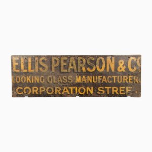 Mid 20th Century Hand Painted Sign for Ellis Pearson & Co, 1950s