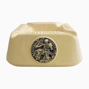 Mid-Centry Ashtray from Taittinger Champagne