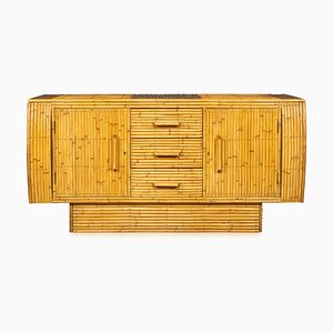 20th Century British Bamboo Sideboard by Angraves, 1960s