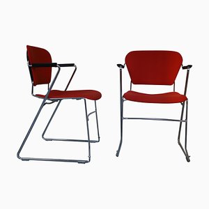 American Perry Stacking Chairs, Set of 2