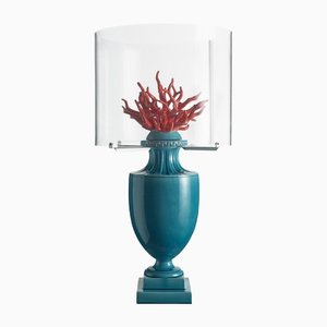 Coralli Touch Lamp in Turquoise and Red from Les First