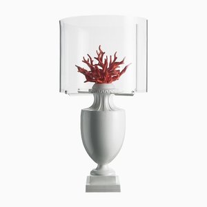 Lámpara Coralli Touch en blanco y rojo de Les First