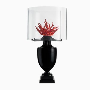 Coralli Touch Lampe in Schwarz und Rot von Les First