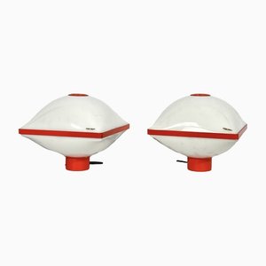 Space Age Table Lamps from Stilux Milano, 1970s, Set of 2