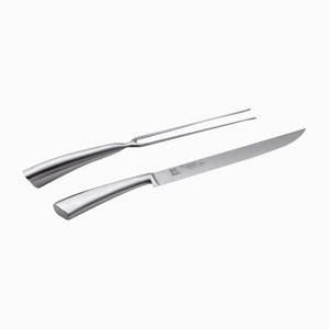 Carving Fork and Knife from KnIndustrie, Set of 2
