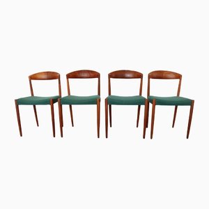 Dining Chairs in Teak by Knud Andersen for JCA Jensen, 1960s, Set of 4