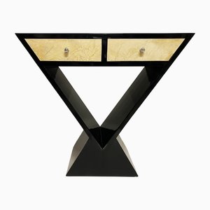 Table Console Triangulaire Vintage, Italie, 1970