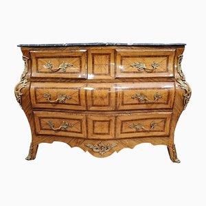 Louis XV Tomb Marquetry Chest of Drawers