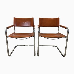 Vintage Bauhaus Chairs in Chrome, Set of 2