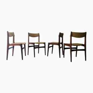 Rosewood Dining Chairs by Erik Buch, 1960s, Set of 4
