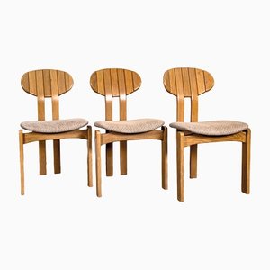 Dining Chairs in the Style of Poul Volther, 1960s, Set of 3