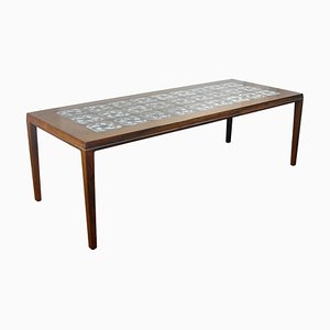 Vintage Danish Rosewood Coffee Table by Nils Thorsson & Severin Hansen for Haslev, 1960s