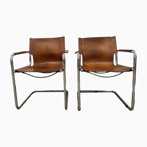 Vintage Matteo Grassi Cantilever Chairs by Centra Studi for Matteo Grassi, Set of 2