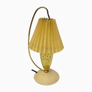 Lámpara de mesa Shrinkpack en beige, años 50