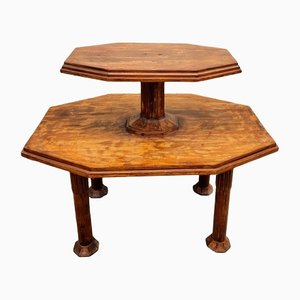 Antique Side Table in Walnut, France