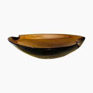 Murano Glass Bowl or Centerpiece by Flavio Poli for Seguso Vetro D'Arte, Italy 1960s