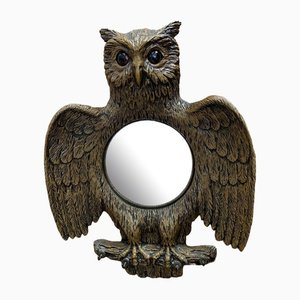 Resin Owl Mirror, 1960s
