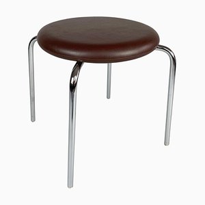 Tabouret Vintage en Chrome, 1980s