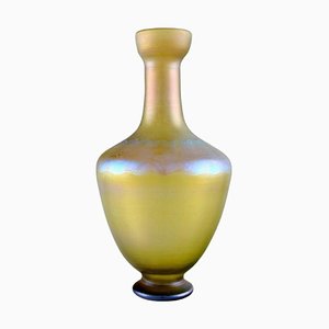 20th Century Iridescent Art Glass Vase by Tiffany Favrile