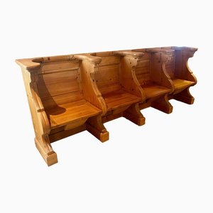 Church Stall Bench in Solid Pine