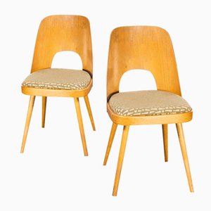 Sillas de comedor tapizadas de Oswald Haerdtl, años 60. Juego de 2