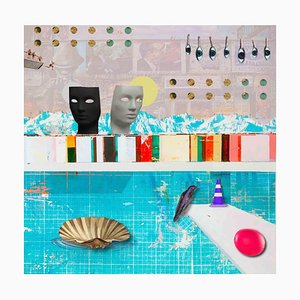 Chiara Santoro, Masks, Digital Collage, 2022