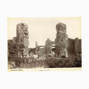 Baths of Caracalla, Vintage Schwarz-Weiß-Fotografie, frühes 20. Jh