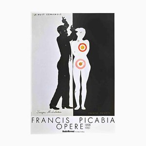 Francis Picabia, Picabia La Nuit Spanish, Poster Ausstellung, 1986